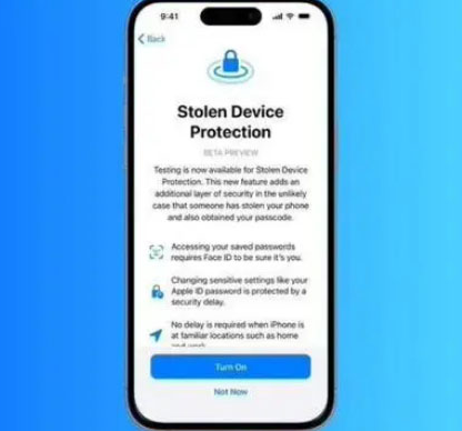 乌尔禾苹果授权维修店分享被盗设备保护功能开启方法 