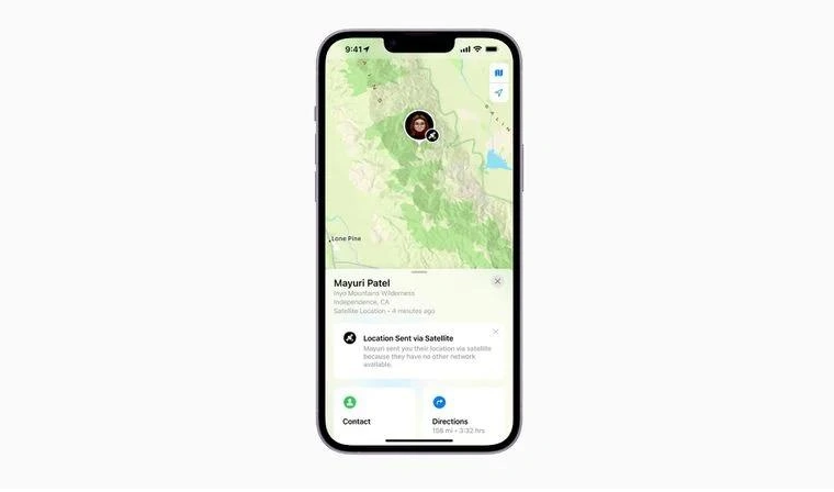 乌尔禾苹果14维修分享iPhone14系列中 FindMy功能通过卫星分享位置方法教程 