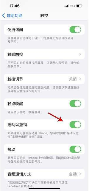 乌尔禾苹果手机维修分享iPhone手机如何设置摇一摇删除文字 