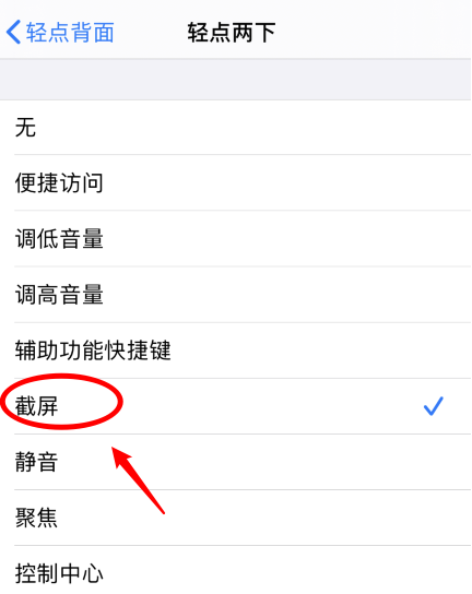 乌尔禾苹果手机维修分享iPhone12如何启用双击截屏 